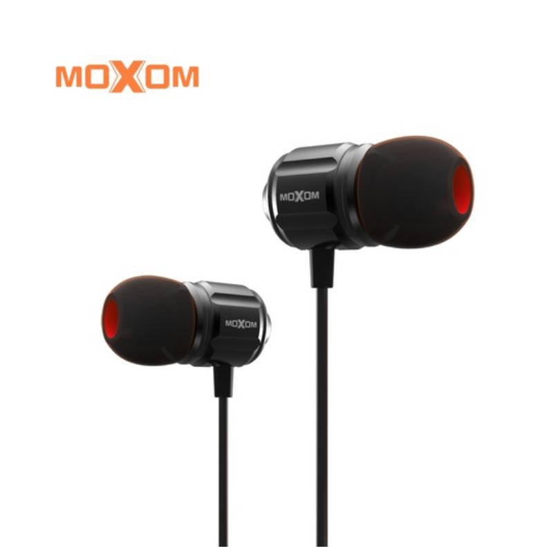 Moxom MH-06 In-ear Handsfree με Βύσμα 3.5mm Μαύρο