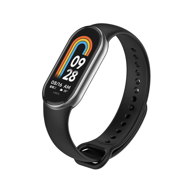 Λουράκι σιλικόνης για Xiaomi Mi Band 8 - Μαύρο