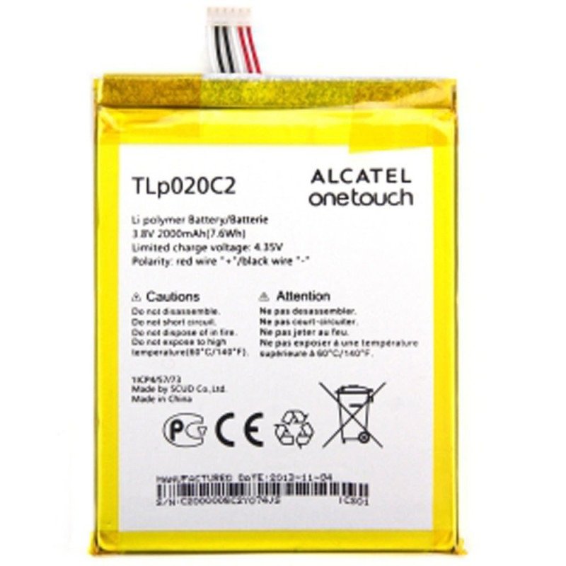 Μπαταρία Alcatel TLp020C2 για One Touch IdolX 6040D/6040X - 2000 mAh