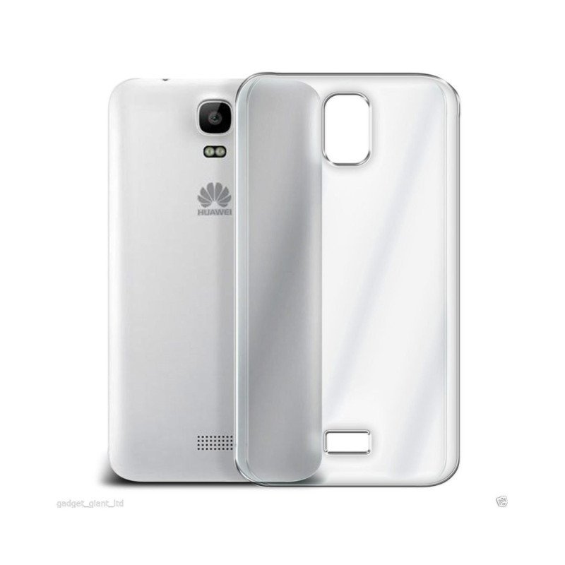 Θήκη Πλάτης Σιλικόνης για Huawei Y3 2 - Χρώμα: Διάφανο