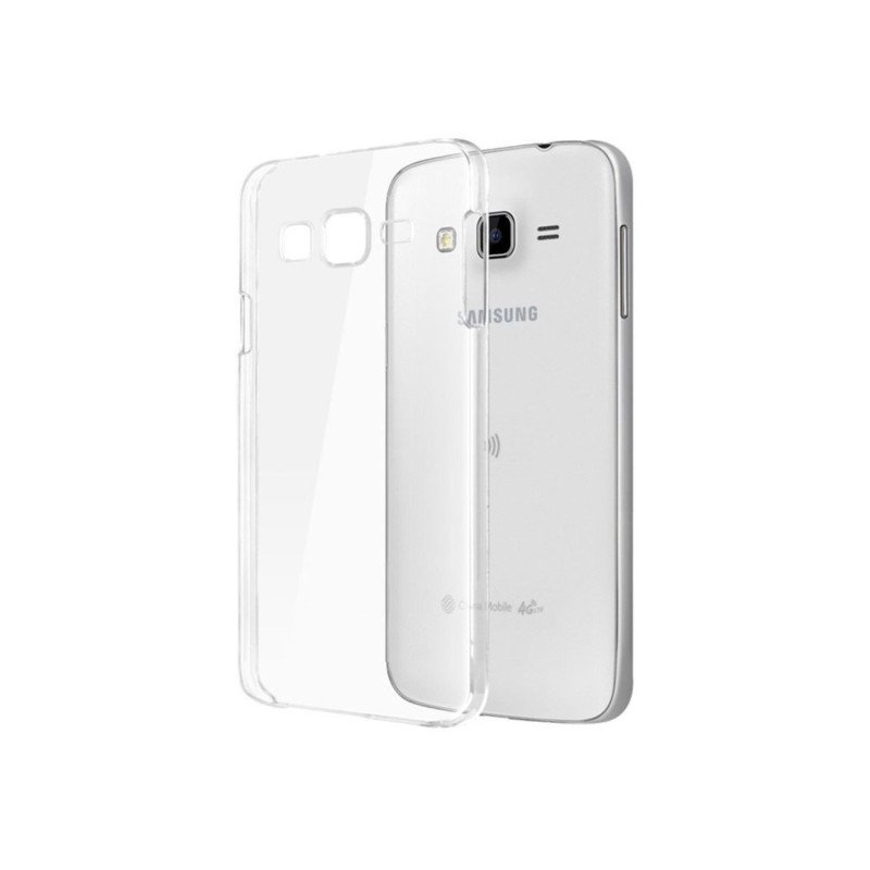 Θήκη Πλάτης Σιλικόνης για Samsung J320F Galaxy J3 2016 - Χρώμα: Διάφανο