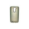 Θήκη Πλάτης Bumper Metalic Look για LG (K420N) K10 - Χρώμα: Μαύρο