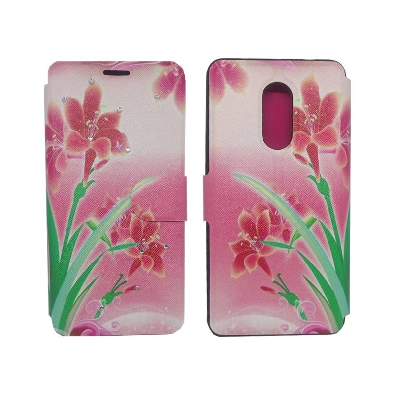 Θήκη Βιβλίο Tulips Design για Xiaomi Redmi Note 4/Note 4X