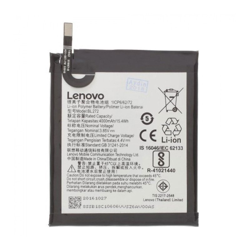 Μπαταρία Συμβατή για Lenovo BL272 για Lenovo K6 (Bulk) - 4000 mAh bulk
