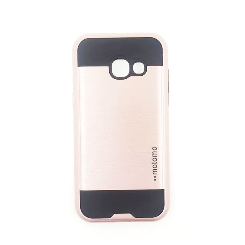 Θήκη Motomo Slim Aluminium για Samsung A320F Galaxy A3 2017 - Χρώμα: Χρυσό Ρόζ