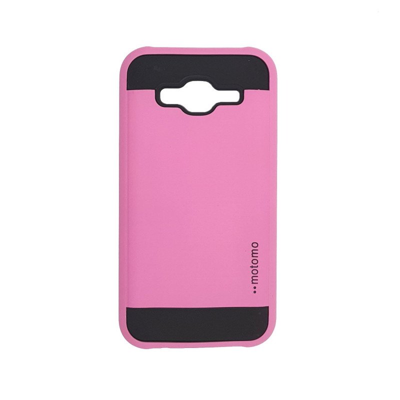 Θήκη Motomo Slim Aluminium για Samsung J500F Galaxy J5 2015 - Χρώμα: Ροζ