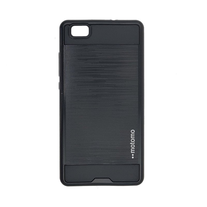 Θήκη Motomo Slim Aluminium για Huawei P8 Lite - Χρώμα: Μαύρο