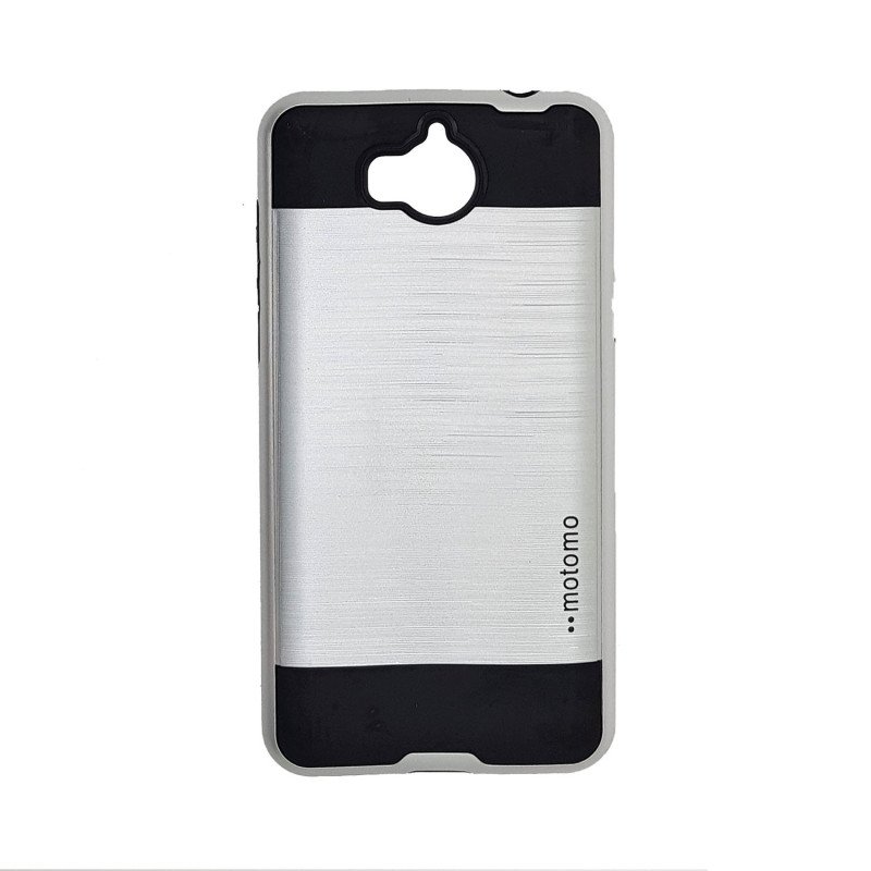 Θήκη Motomo Slim Aluminium για Huawei Y5 2017/Y5 III/Y5 3/Y6 2017 - Χρώμα: Ασημί