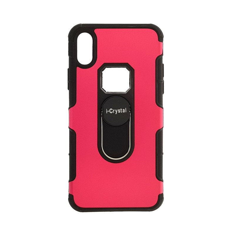 Θήκη Πλάτης I-Crystal για Apple iPhone X/Xs - Χρώμα : Κόκκινο