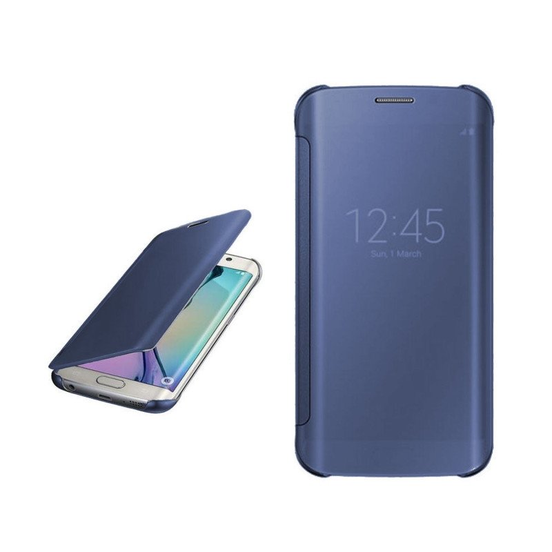 Θήκη Clear View για Samsung A510F Galaxy A5 2016 - Χρώμα: Μπλε