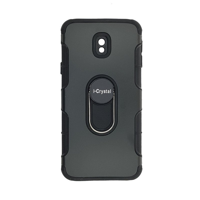 Θήκη Πλάτης I-Crystal για Samsung J330F Galaxy J3 2017 - Χρώμα : Μαύρο