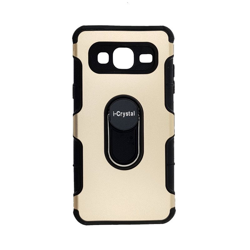 Θήκη Πλάτης I-Crystal για Samsung J320F Galaxy J3 2016 - Χρώμα : Χρυσό