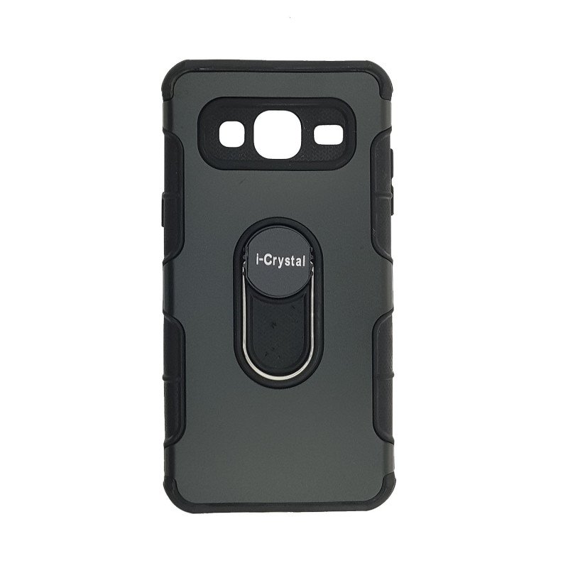 Θήκη Πλάτης I-Crystal για Samsung J320F Galaxy J3 2016 - Χρώμα : Μαύρο