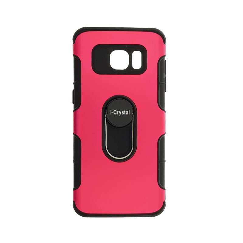 Θήκη Πλάτης I-Crystal για Samsung G935F Galaxy S7 Edge - Χρώμα : Κόκκινο