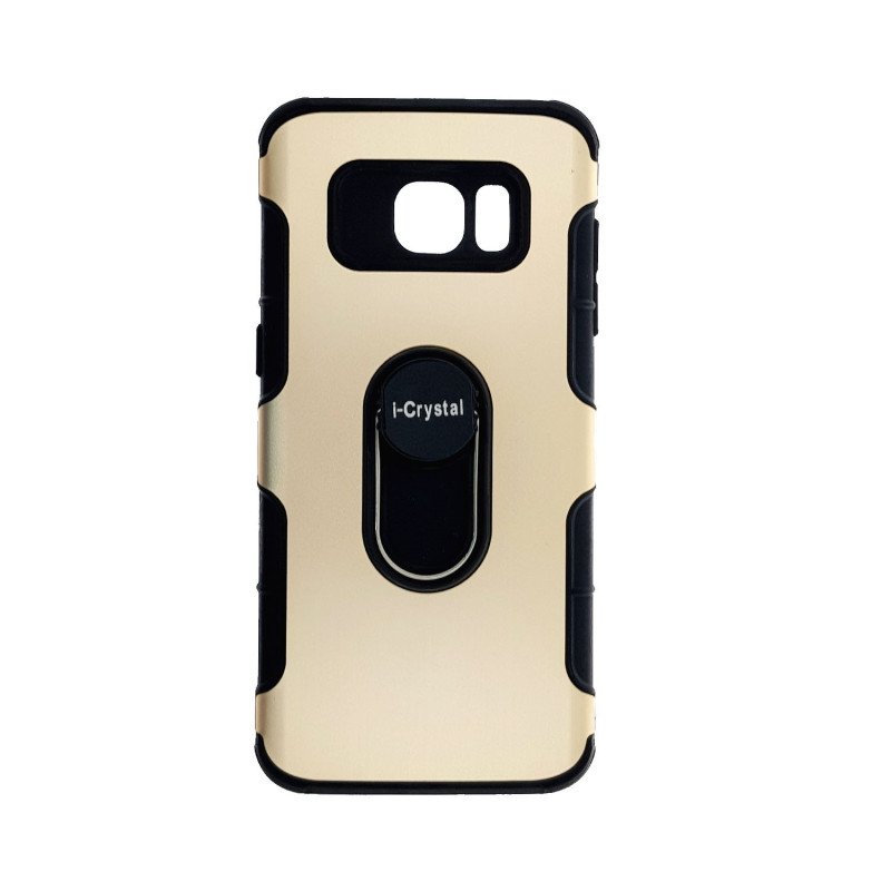 Θήκη Πλάτης I-Crystal για Samsung G935F Galaxy S7 Edge - Χρώμα : Χρυσό