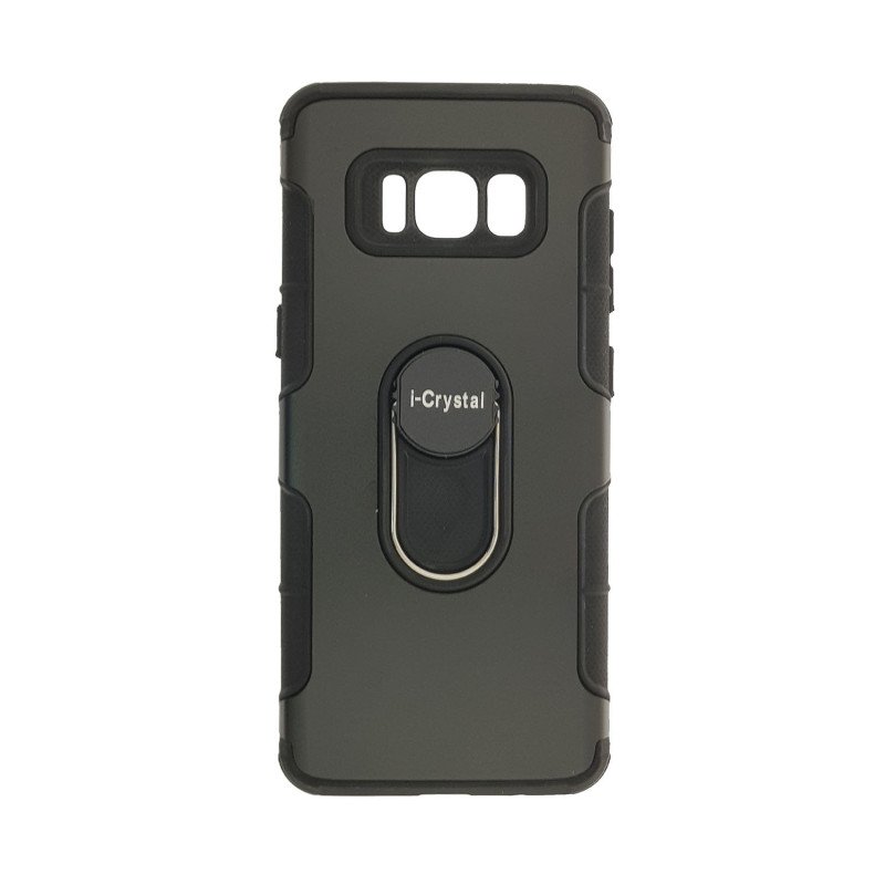 Θήκη Πλάτης I-Crystal για Samsung G955F Galaxy S8 Plus - Χρώμα : Μαύρο