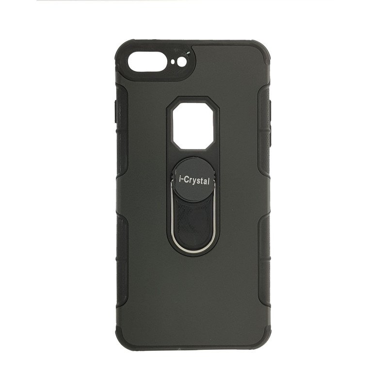 Θήκη Πλάτης I-Crystal για Apple iPhone 7 Plus/8 Plus 5.5 inches - Χρώμα : Μαύρο