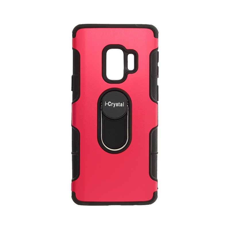 Θήκη Πλάτης I-Crystal για Samsung G960F Galaxy S9 - Χρώμα : Κόκκινο