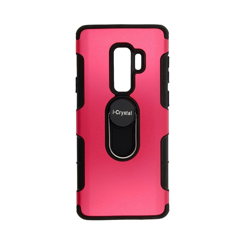 Θήκη Πλάτης I-Crystal για Samsung G965F Galaxy S9 Plus - Χρώμα : Κόκκινο