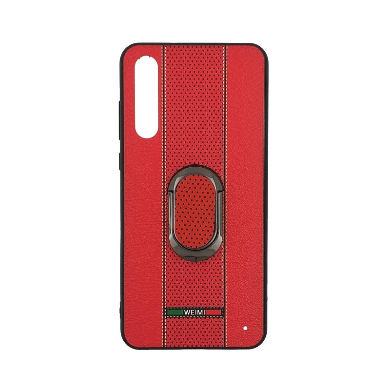 Θήκη Πλάτης Weimi Με Βάση Στήριξης για Huawei P20 Pro - Χρώμα: Κόκκινο