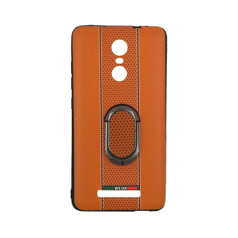 Θήκη Πλάτης Weimi Με Βάση Στήριξης για Xiaomi Redmi Note 3 - Χρώμα: Πορτοκαλί