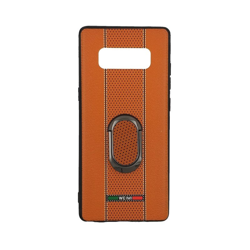 Θήκη Πλάτης Weimi Με Βάση Στήριξης για Samsung N950F Galaxy Note 8 - Χρώμα: Πορτοκαλί