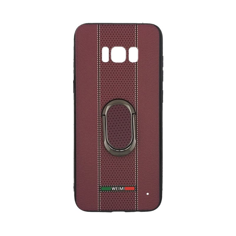 Θήκη Πλάτης Weimi Με Βάση Στήριξης για Samsung G955F Galaxy S8 Plus - Χρώμα: Μωβ