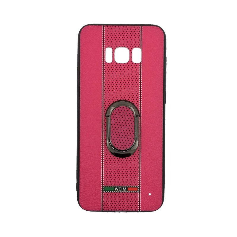 Θήκη Πλάτης Weimi Με Βάση Στήριξης για Samsung G955F Galaxy S8 Plus - Χρώμα: Ροζ