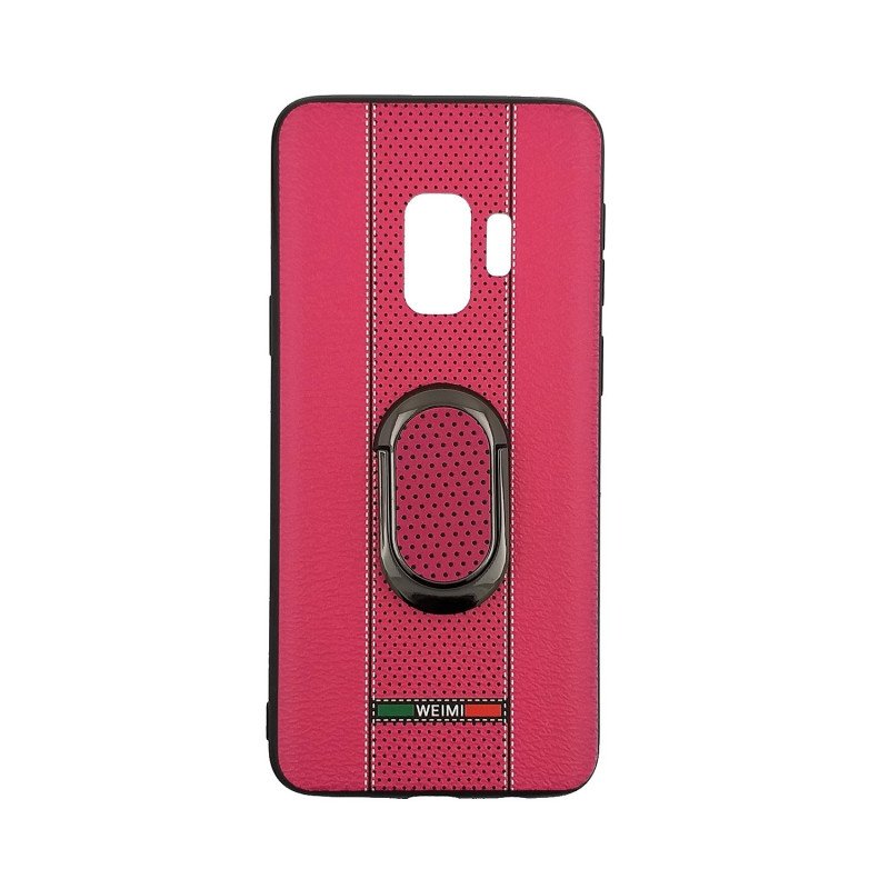 Θήκη Πλάτης Weimi Με Βάση Στήριξης για Samsung G960F Galaxy S9 - Χρώμα: Ροζ