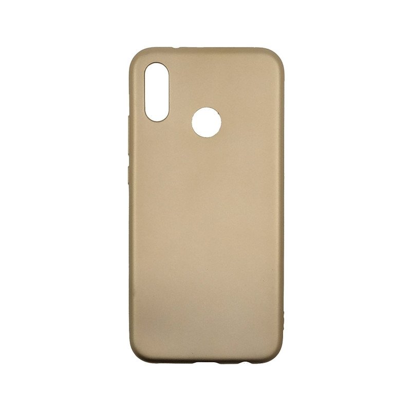 Θήκη Πλάτης Σιλικόνης για Huawei P20 Lite - Χρώμα: Χρυσό