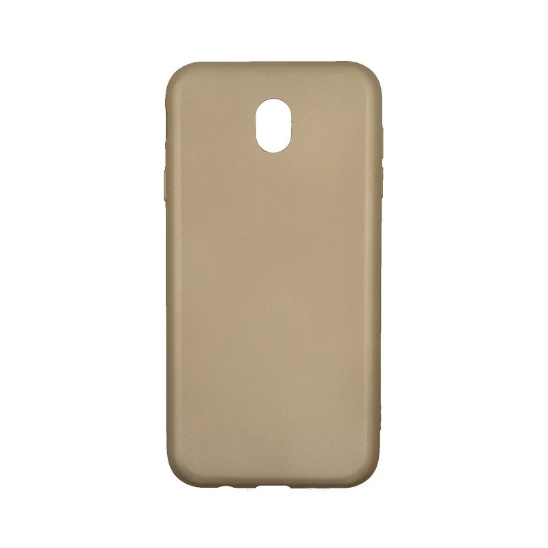 Θήκη Πλάτης Σιλικόνης για Samsung J730F Galaxy J7 2017 - Χρώμα: Χρυσό