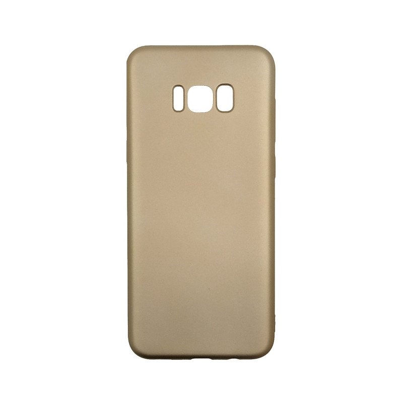 Θήκη Πλάτης Σιλικόνης για Samsung G955F Galaxy S8 Plus - Χρώμα: Χρυσό