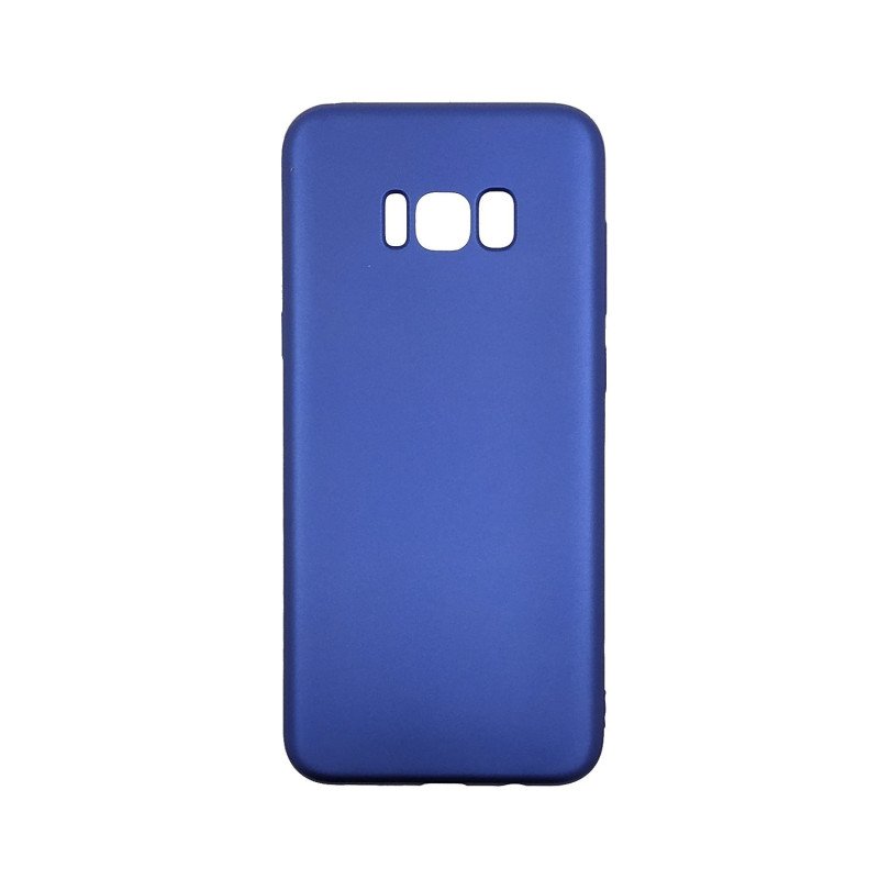 Θήκη Πλάτης Σιλικόνης για Samsung G955F Galaxy S8 Plus - Χρώμα: Μπλε