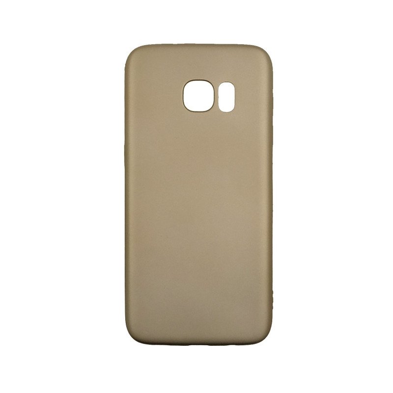 Θήκη Πλάτης Σιλικόνης για Samsung G935F Galaxy S7 Edge - Χρώμα: Χρυσό