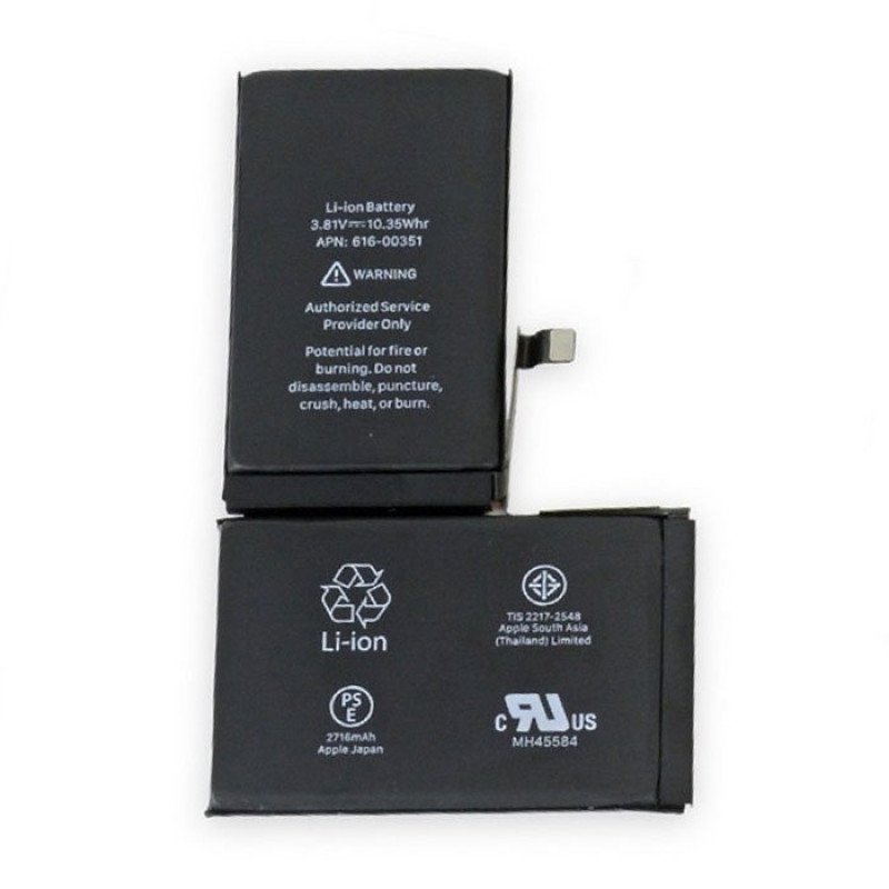 Μπαταρία Συμβατή με Apple iPhone X (616-00351) -2716 mAh ( ΔΕΝ ΕΜΦΑΝΙΖΕΙ ΤΗΝ ΥΓΕΙΑ ΤΗΣ ΜΠΑΤΑΡΙΑΣ  )