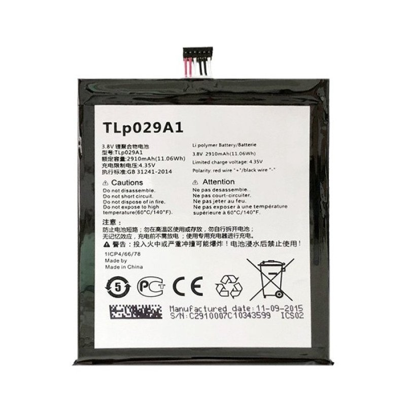 Μπαταρία Συμβατή για Alcatel TLp029A1 για 5025D One Touch Po 3 5.5 - 2910mAh