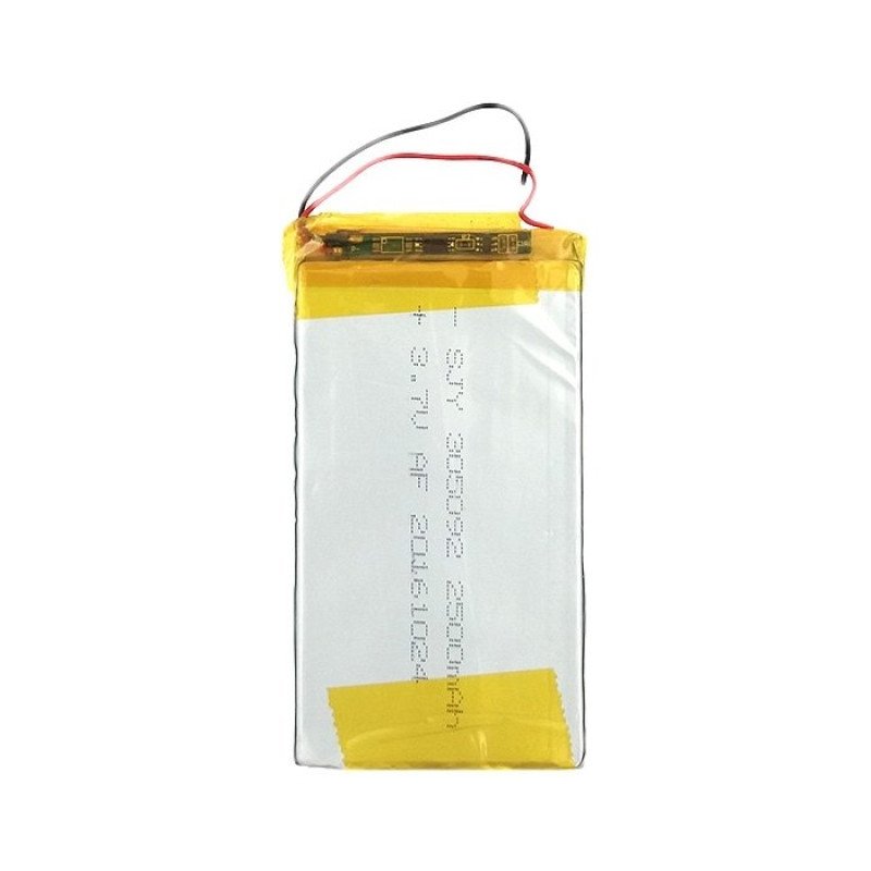 Μπαταρία Universal 9.5x4.5 cm με 2 Καλώδια - 2500mAh