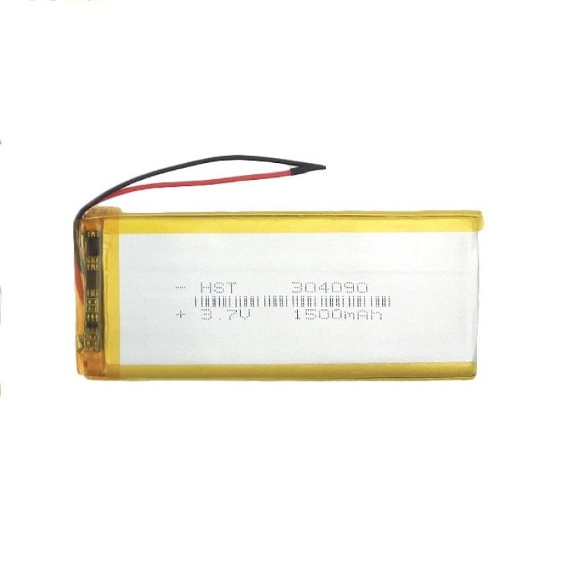 Μπαταρία Universal 9x4 cm με 2 Καλώδια - 1500mAh