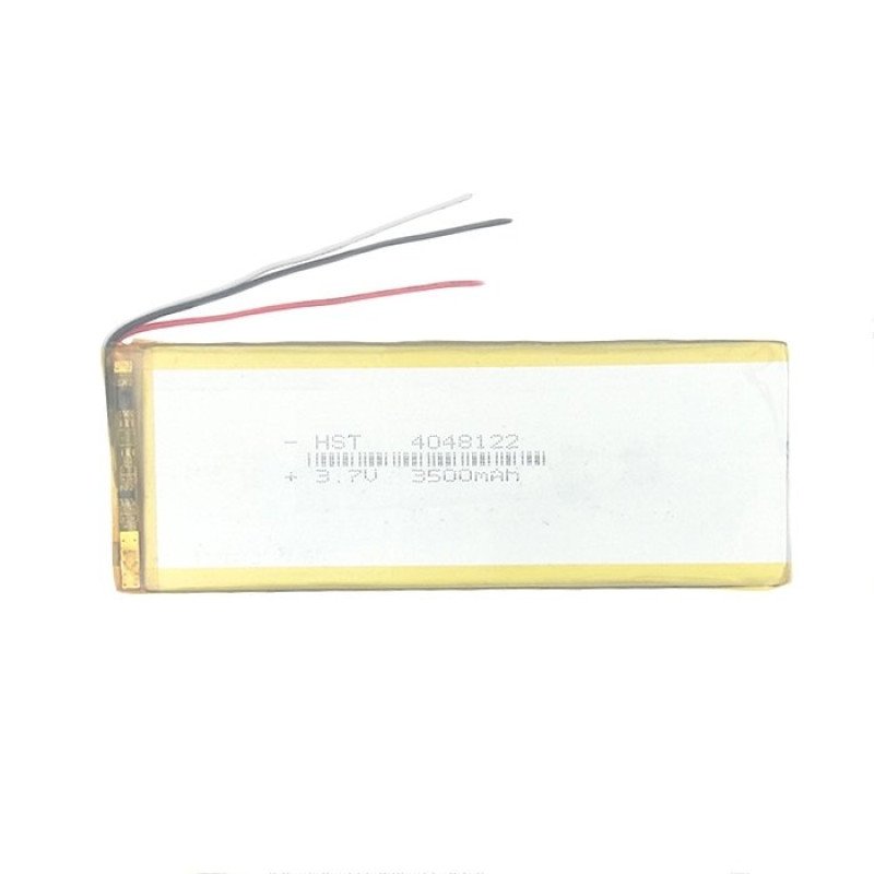 Μπαταρία Universal 12x4.5 cm με 3 Καλώδια - 3500mAh