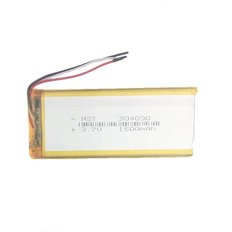 Μπαταρία Universal 9x4 cm με 3 Καλώδια - 1500mAh