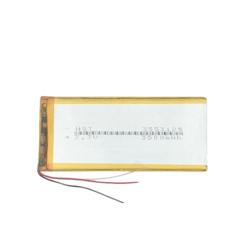 Μπαταρία Universal 9.5x3.5 cm με 2 Καλώδια - 2500mAh