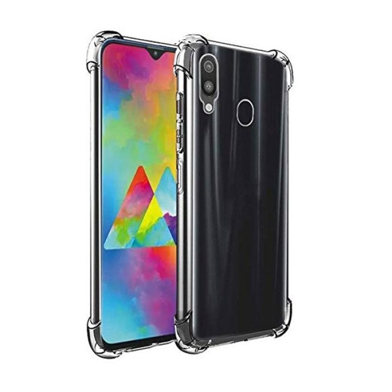 Θήκη Πλάτης Σιλικόνης Anti Shock 0.5mm για Samsung M305F Galaxy M30 - Χρώμα: Διάφανο