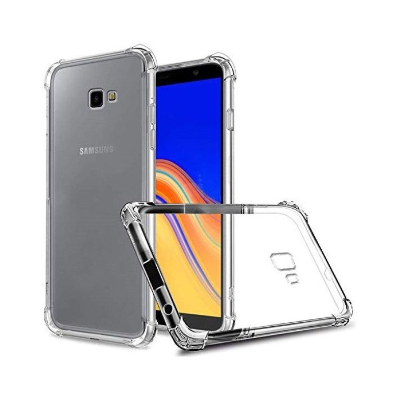 Θήκη Πλάτης Σιλικόνης Anti Shock 0.5mm για Samsung J415F Galaxy J4 Plus/J610F Galaxy J6 Plus - Χρώμα: Διάφανο