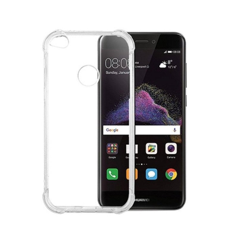 Θήκη Πλάτης Σιλικόνης Anti Shock 0.5mm για Huawei P8 Lite 2017/P9 Lite 2017/Honor 8 Lite - Χρώμα: Διάφανο