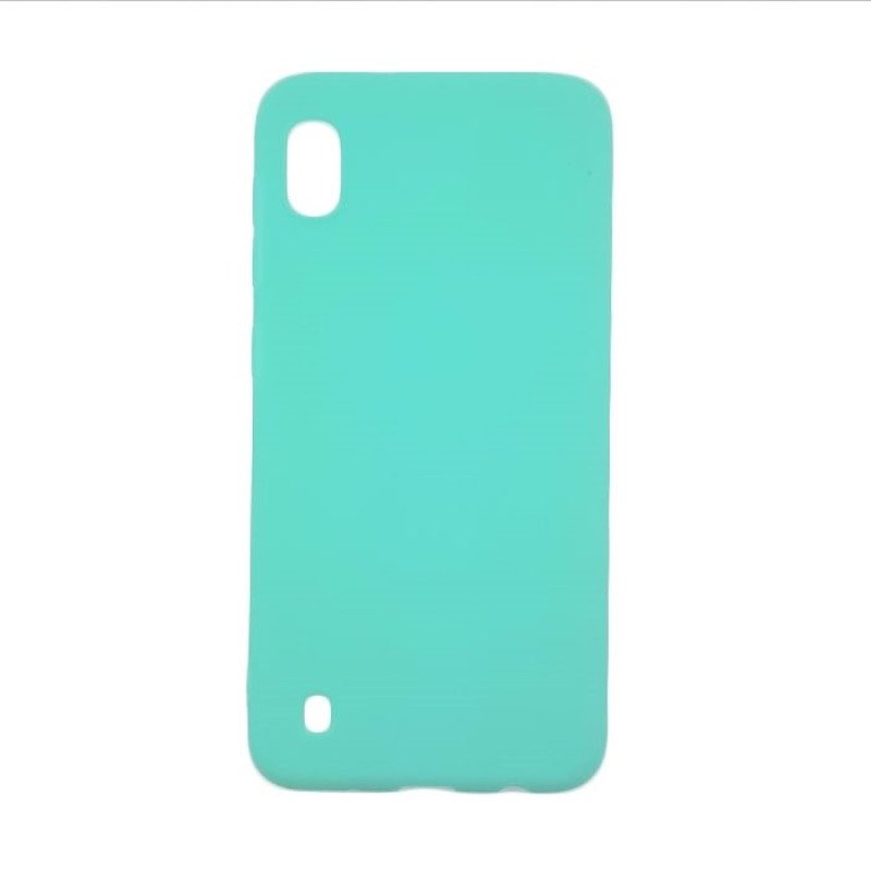 Θήκη Πλάτης Σιλικόνης για Samsung A105F Galaxy A10/M105F Galaxy M10 - Χρώμα: Τιρκουάζ