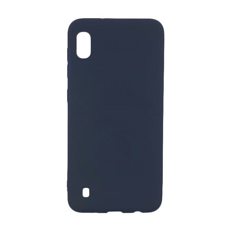 Θήκη Πλάτης Σιλικόνης για Samsung A105F Galaxy A10/M105F Galaxy M10 - Χρώμα: Σκούρο  Μπλε