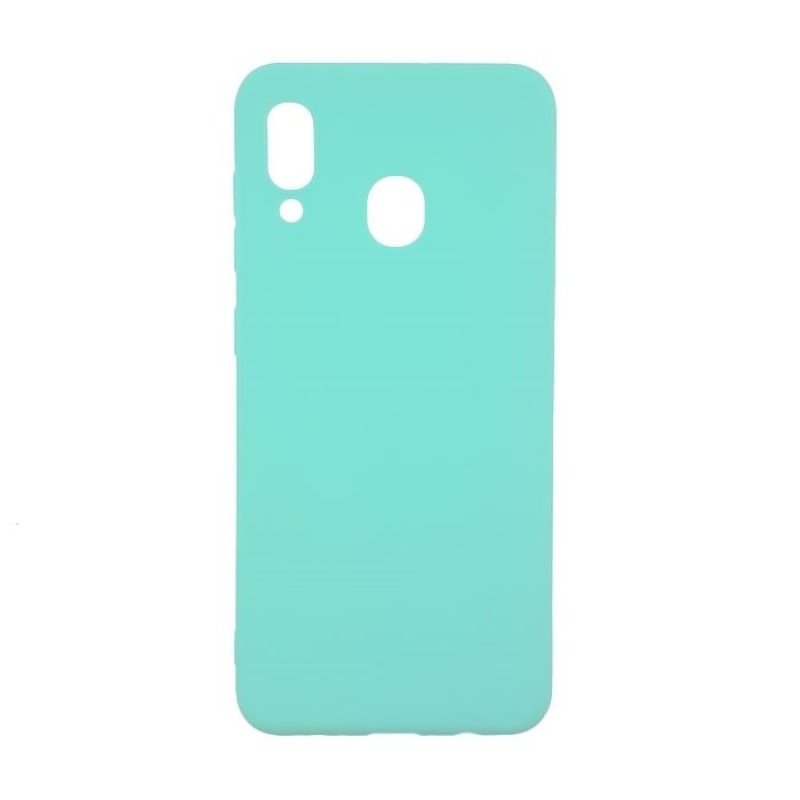 Θήκη Πλάτης Σιλικόνης για Samsung A205F Galaxy A20/A305F Galaxy A30 - Χρώμα: Τιρκουάζ