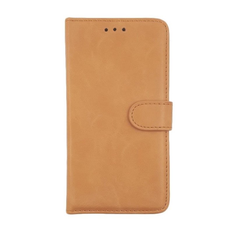 Θήκη Βιβλίο Stand για Huawei Ascend Y635 - Χρώμα: Ανοιχτό Καφέ