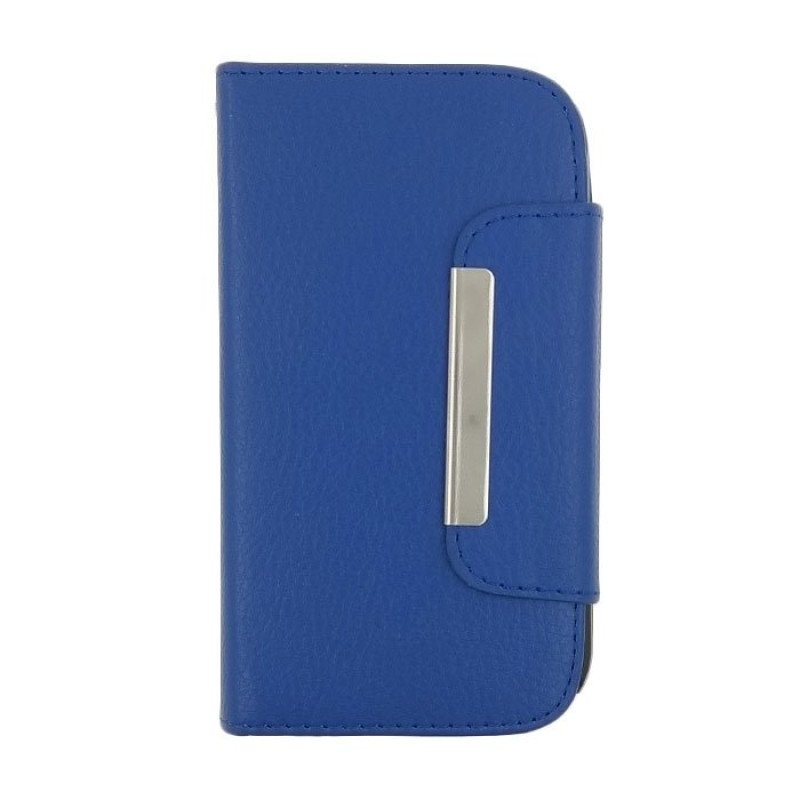 Θήκη Βιβλίο Wide Flip Cover για Samsung Galaxy Express i8730 - Χρώμα: Μπλε