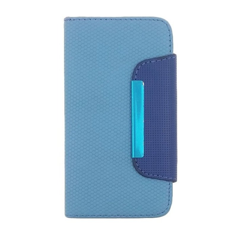 Θήκη Βιβλίο Wide Flip Cover για Samsung G3588V Galaxy Core Lite LTE - Χρώμα: Μπλε